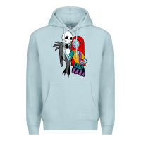 Blue Mist jack  and sally Premium Hoodie - linhVisuals