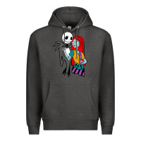 Charcoal Heather jack  and sally Premium Hoodie - linhVisuals