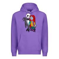 Purple jack  and sally Premium Hoodie - linhVisuals