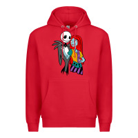 Red jack  and sally Premium Hoodie - linhVisuals