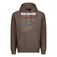 Coffee brawl shirt brawling gamer gaming t shirt Premium Hoodie - linhVisuals