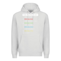 Dove Grey brawl shirt brawling gamer gaming t shirt Premium Hoodie - linhVisuals