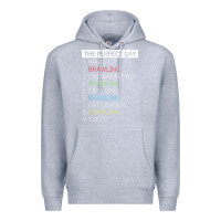 Heather Grey brawl shirt brawling gamer gaming t shirt Premium Hoodie - linhVisuals