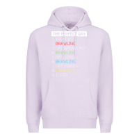 Lilac brawl shirt brawling gamer gaming t shirt Premium Hoodie - linhVisuals