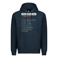 Navy brawl shirt brawling gamer gaming t shirt Premium Hoodie - linhVisuals