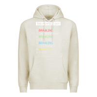 Oatmeal Heather brawl shirt brawling gamer gaming t shirt Premium Hoodie - linhVisuals