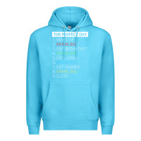 Ocean Blue brawl shirt brawling gamer gaming t shirt Premium Hoodie - linhVisuals