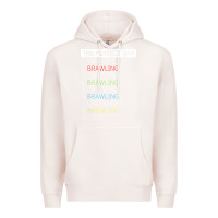 Pale Pink brawl shirt brawling gamer gaming t shirt Premium Hoodie - linhVisuals
