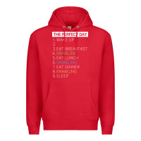 Red brawl shirt brawling gamer gaming t shirt Premium Hoodie - linhVisuals