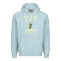 Blue Mist my favorite marine calls me mom Premium Hoodie - linhVisuals