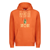 Carrot my favorite marine calls me mom Premium Hoodie - linhVisuals