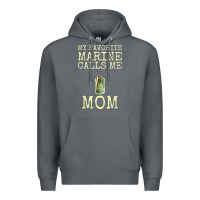 Rock my favorite marine calls me mom Premium Hoodie - linhVisuals