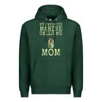 Sports Green my favorite marine calls me mom Premium Hoodie - linhVisuals