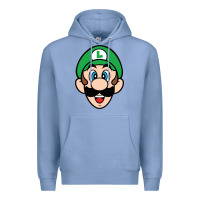 Colony Blue luigi Premium Hoodie - linhVisuals