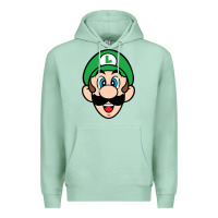 Seafoam luigi Premium Hoodie - linhVisuals