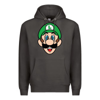 Smoke luigi Premium Hoodie - linhVisuals