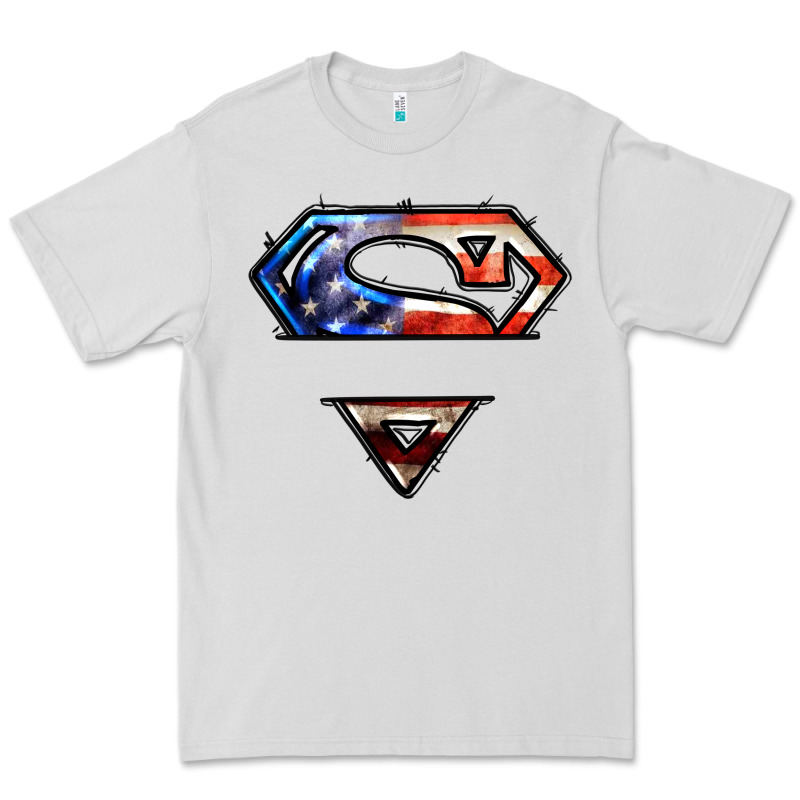 Super American Flag Logo Premium Tee by LillyAllenDesigns | Teevron