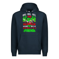 Navy funny weed pot lover roll joint friend smoking marijuana tank top Premium Hoodie - linhVisuals