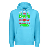 Ocean Blue funny weed pot lover roll joint friend smoking marijuana tank top Premium Hoodie - linhVisuals