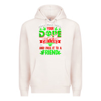 Pale Pink funny weed pot lover roll joint friend smoking marijuana tank top Premium Hoodie - linhVisuals