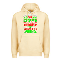 Pina Colada funny weed pot lover roll joint friend smoking marijuana tank top Premium Hoodie - linhVisuals