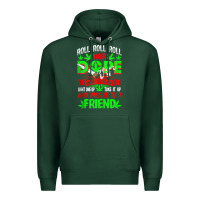 Sports Green funny weed pot lover roll joint friend smoking marijuana tank top Premium Hoodie - linhVisuals