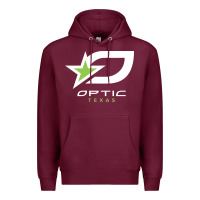 Burgundy funny  gaming optic Premium Hoodie - linhVisuals