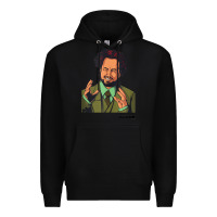 Black ancient aliens giorgio tank top Premium Hoodie - linhVisuals