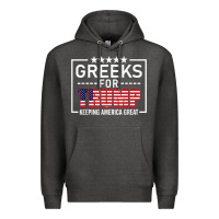 Greeks For Trump Conservative Gift Trump 2020 Re Election T Shirt Premium Hoodie | Teevron