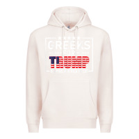 Pale Pink greeks for trump conservative gift trump 2020 re election t shirt Premium Hoodie - linhVisuals