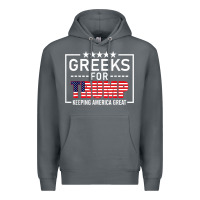Rock greeks for trump conservative gift trump 2020 re election t shirt Premium Hoodie - linhVisuals
