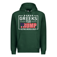 Sports Green greeks for trump conservative gift trump 2020 re election t shirt Premium Hoodie - linhVisuals