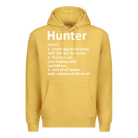 Antique Gold hunter definition personalized name funny birthday gift idea t shirt Premium Hoodie - linhVisuals