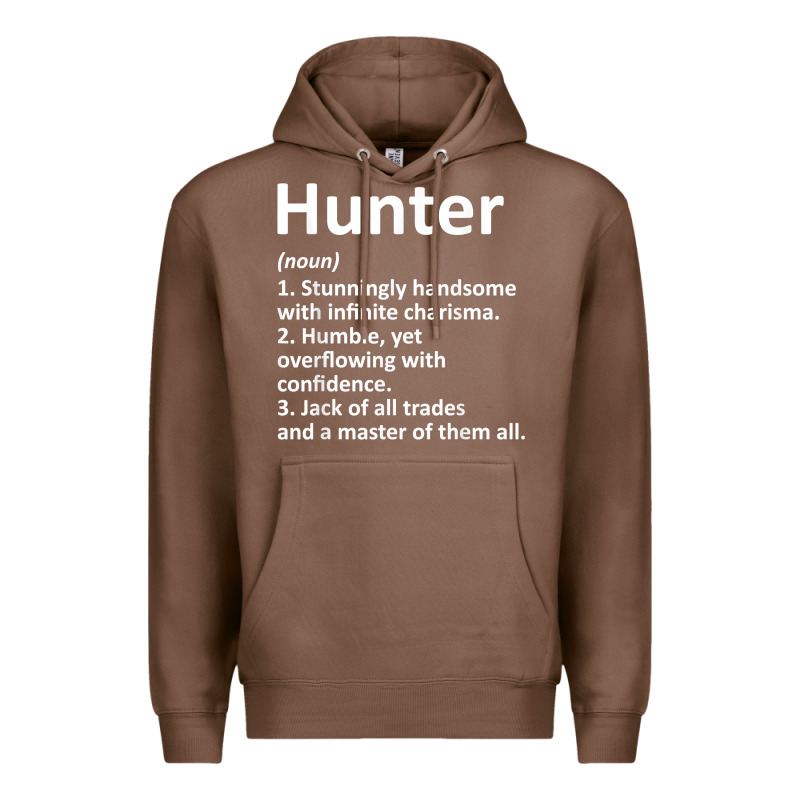Hunter Definition Personalized Name Funny Birthday Gift Idea T Shirt Premium Hoodie by linhVisuals | Teevron