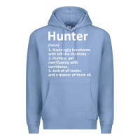 Colony Blue hunter definition personalized name funny birthday gift idea t shirt Premium Hoodie - linhVisuals