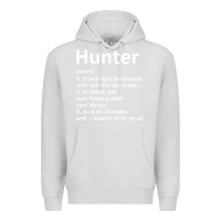 Dove Grey hunter definition personalized name funny birthday gift idea t shirt Premium Hoodie - linhVisuals