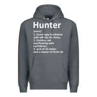 Rock hunter definition personalized name funny birthday gift idea t shirt Premium Hoodie - linhVisuals