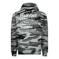 Slate Camo hunter definition personalized name funny birthday gift idea t shirt Premium Hoodie - linhVisuals