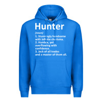 True Royal hunter definition personalized name funny birthday gift idea t shirt Premium Hoodie - linhVisuals