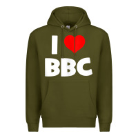 Army Green i love bbc tank top Premium Hoodie - linhVisuals