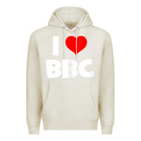Oatmeal Heather i love bbc tank top Premium Hoodie - linhVisuals