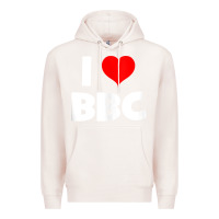 Pale Pink i love bbc tank top Premium Hoodie - linhVisuals