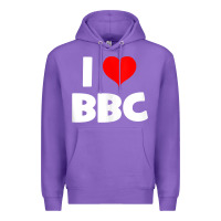 Purple i love bbc tank top Premium Hoodie - linhVisuals