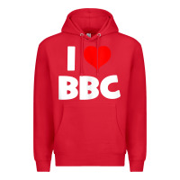 Red i love bbc tank top Premium Hoodie - linhVisuals