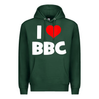 Sports Green i love bbc tank top Premium Hoodie - linhVisuals