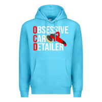 Ocean Blue funny obessive car detailer for car detailing t shirt Premium Hoodie - linhVisuals