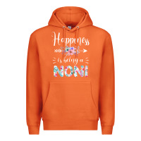 Carrot happiness is being a noni ever women floral decor Premium Hoodie - linhVisuals