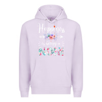 Lilac happiness is being a noni ever women floral decor Premium Hoodie - linhVisuals