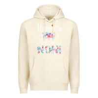 Sandshell happiness is being a noni ever women floral decor Premium Hoodie - linhVisuals