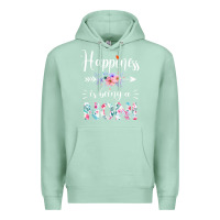 Seafoam happiness is being a noni ever women floral decor Premium Hoodie - linhVisuals